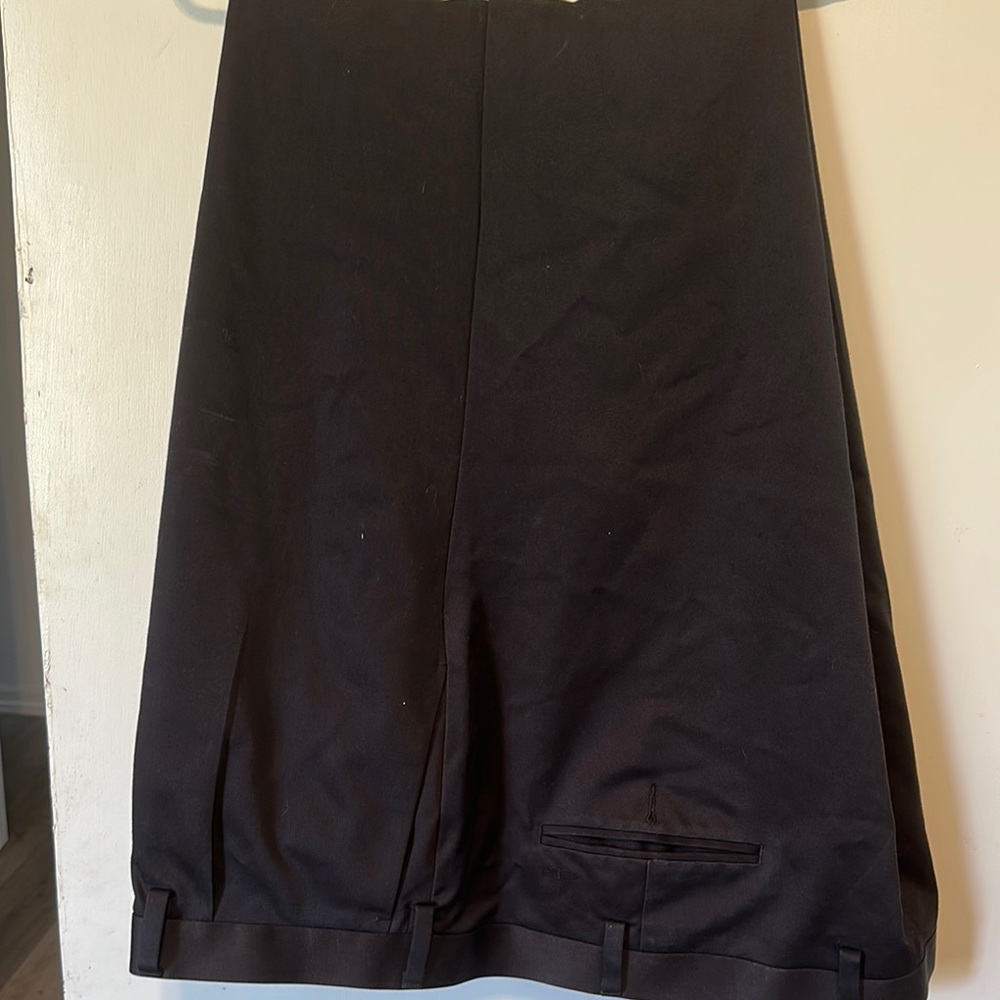 Dockers Black Dress Pants with Elegant Matte Finish